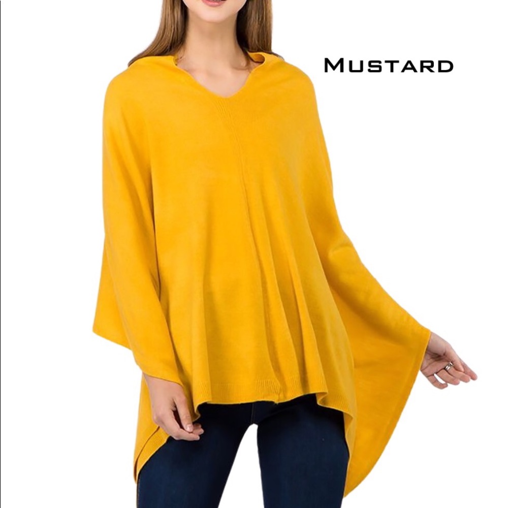 Ultra Soft Golden Poncho